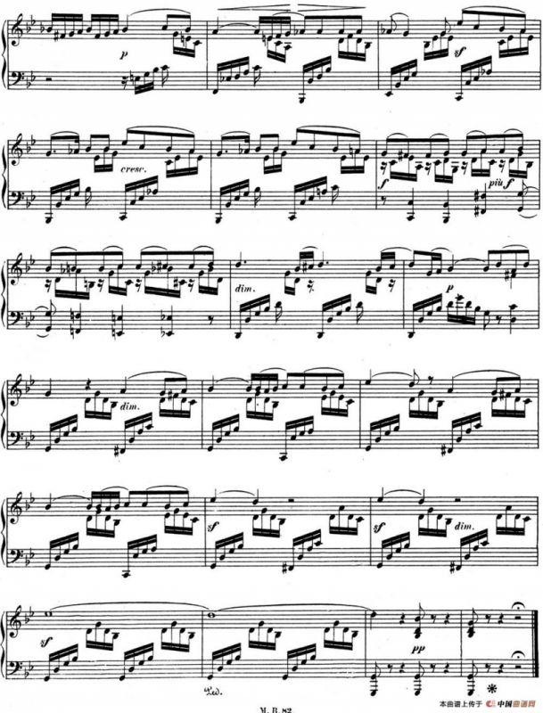 门德尔松无词歌Op.102（NO.4）