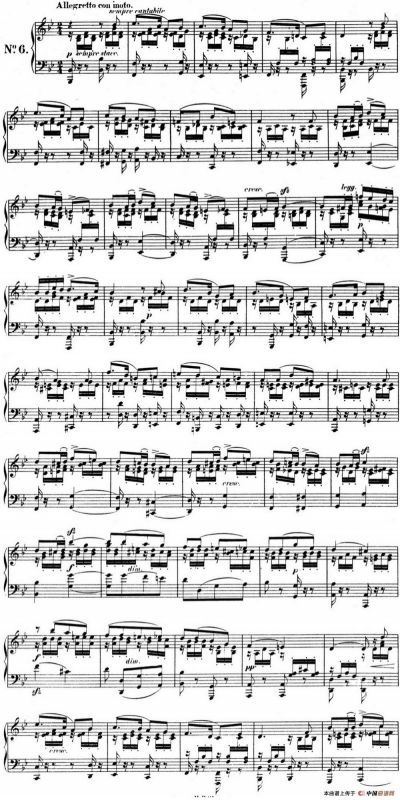 门德尔松无词歌Op.85（NO.6）