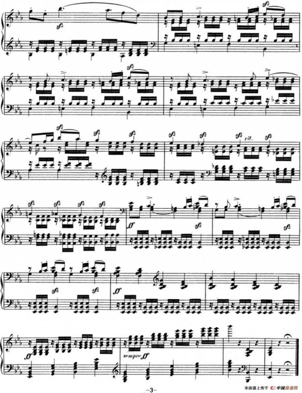 门德尔松无词歌Op.85（NO.3）