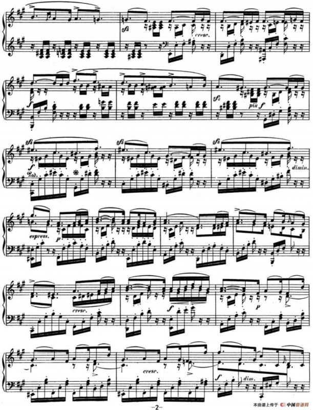 门德尔松无词歌Op.67（NO.2）