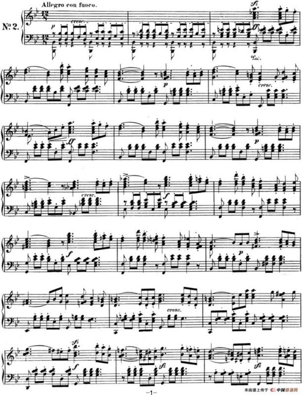 门德尔松无词歌Op.62（NO.2）