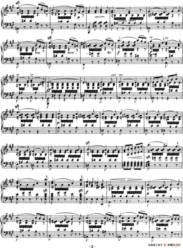 门德尔松无词歌Op.53（NO.6）