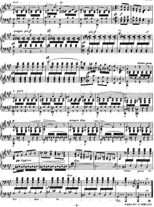 门德尔松无词歌Op.53（NO.6）