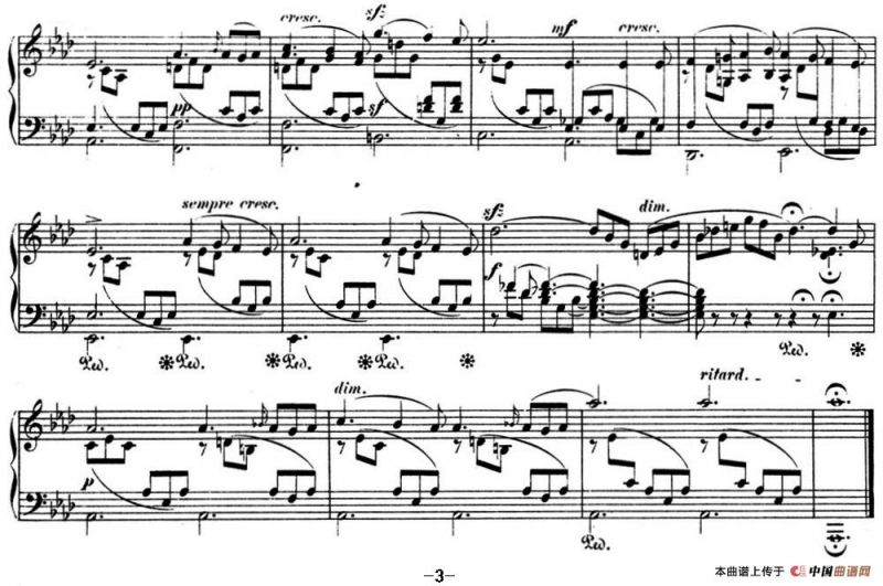 门德尔松无词歌Op.53（NO.1）