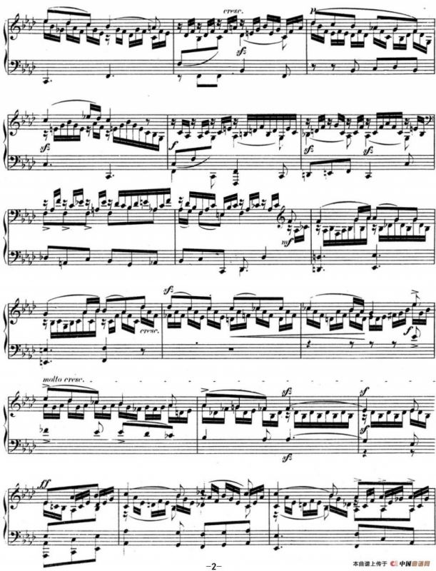 门德尔松无词歌Op.38（NO.6）