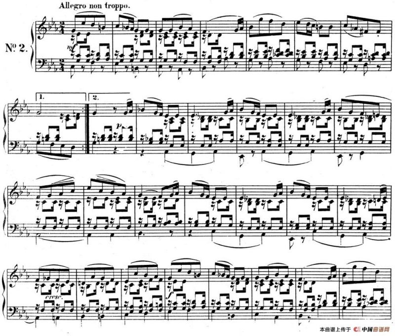 门德尔松无词歌Op.38（NO.2）