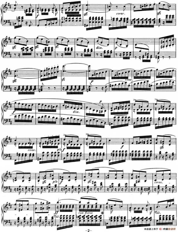 门德尔松无词歌Op.30（NO.4）