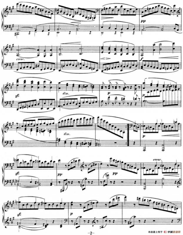 门德尔松无词歌Op.19（NO.5）