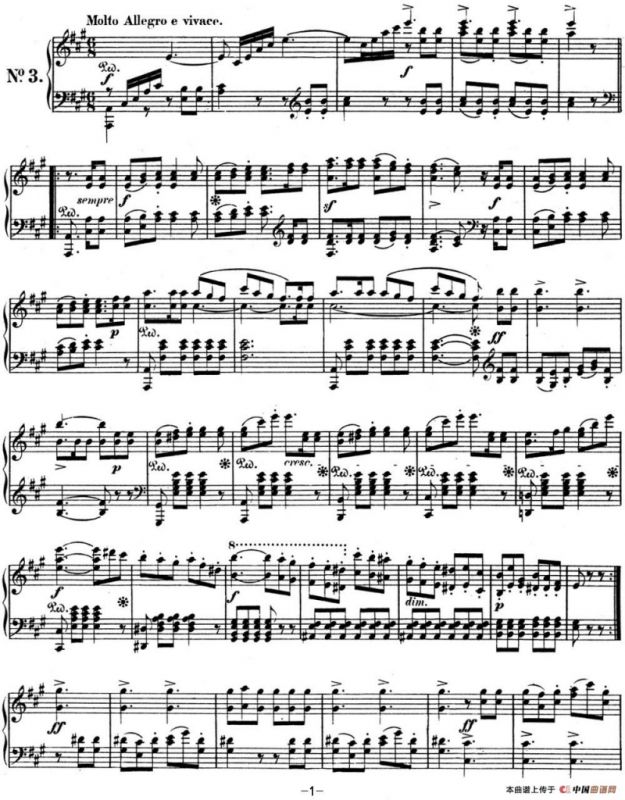 门德尔松无词歌Op.19（NO.3）