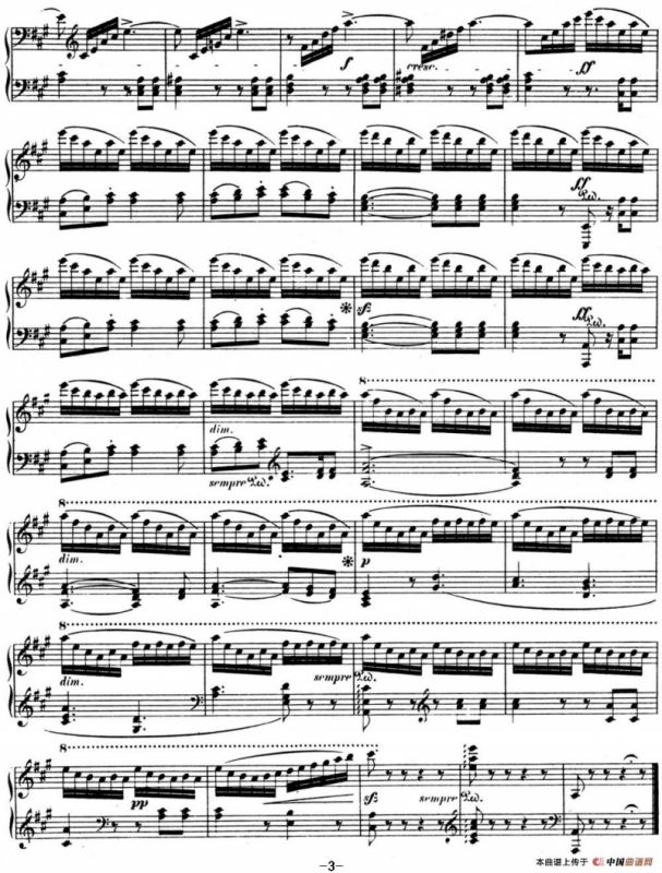 门德尔松无词歌Op.19（NO.3）