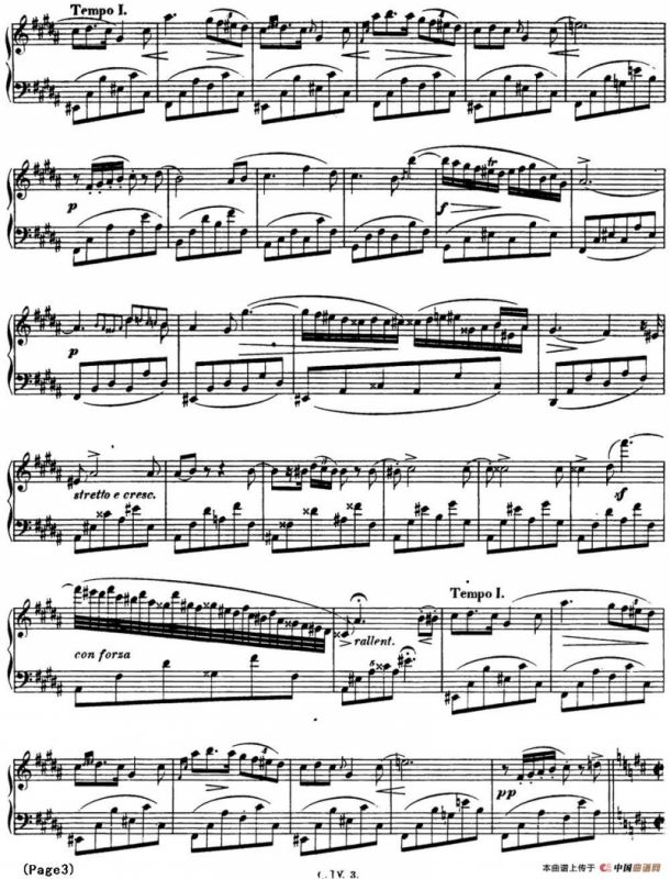 B大调夜曲Op.9（NO.3）