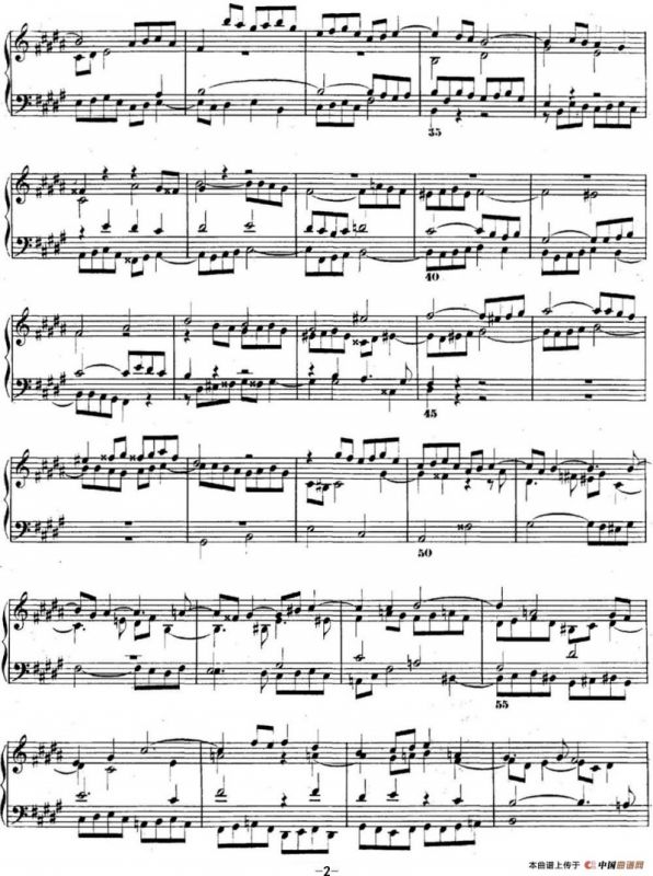 巴赫《平均律钢琴曲集·第二卷》之赋格曲（NO.23）