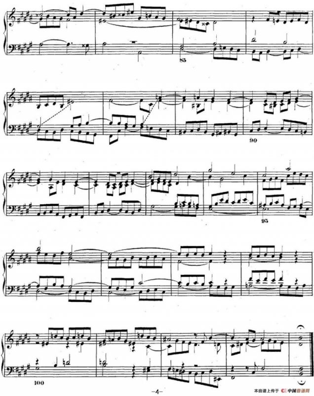 巴赫《平均律钢琴曲集·第二卷》之赋格曲（NO.23）