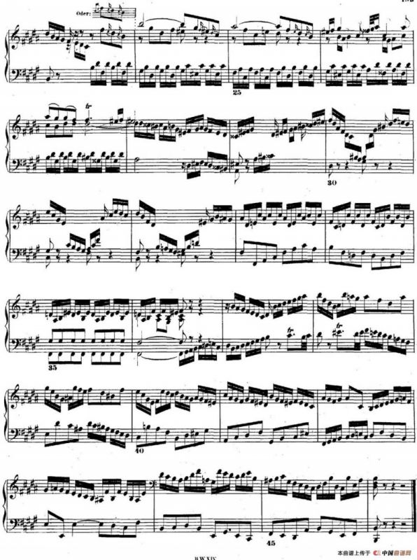 巴赫《平均律钢琴曲集·第二卷》之前奏曲（NO.23）