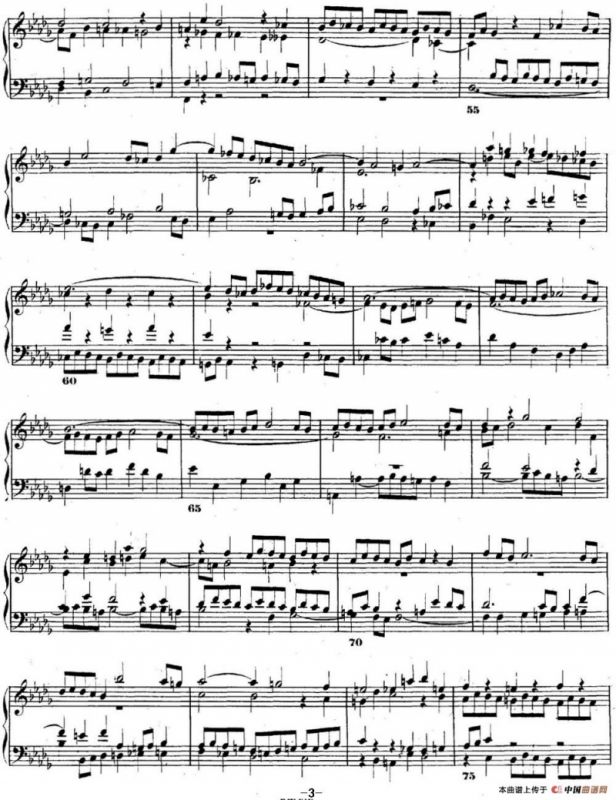 巴赫《平均律钢琴曲集·第二卷》之赋格曲（NO.22）