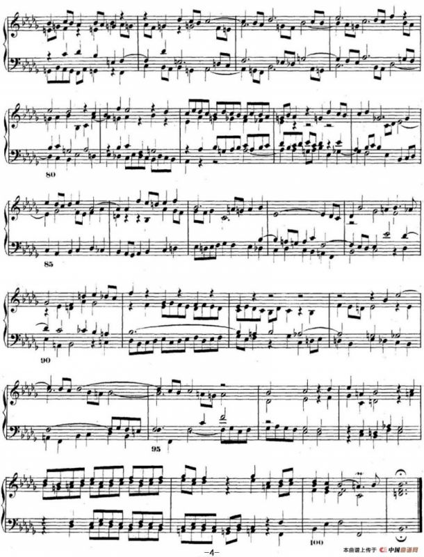 巴赫《平均律钢琴曲集·第二卷》之赋格曲（NO.22）