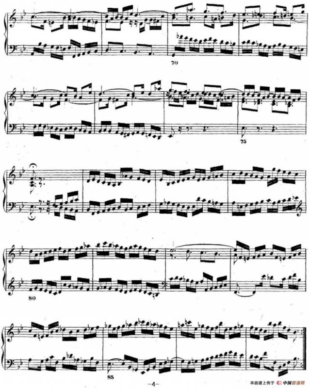 巴赫《平均律钢琴曲集·第二卷》之前奏曲（NO.21）