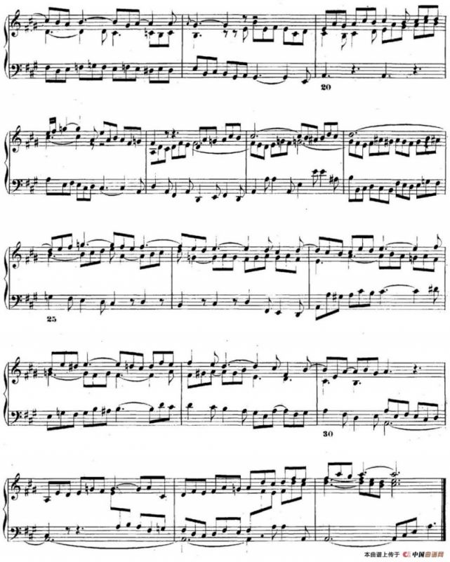 巴赫《平均律钢琴曲集·第二卷》之前奏曲（NO.19）