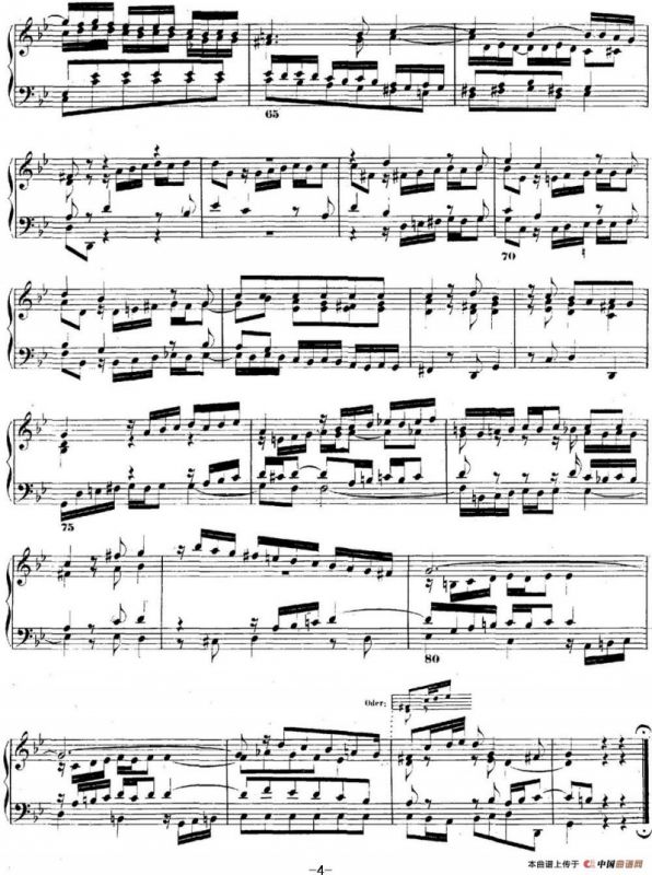 巴赫《平均律钢琴曲集·第二卷》之赋格曲（NO.16）