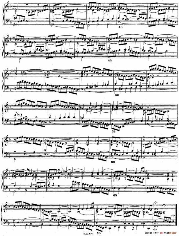 巴赫《平均律钢琴曲集·第二卷》之前奏曲（NO.11）