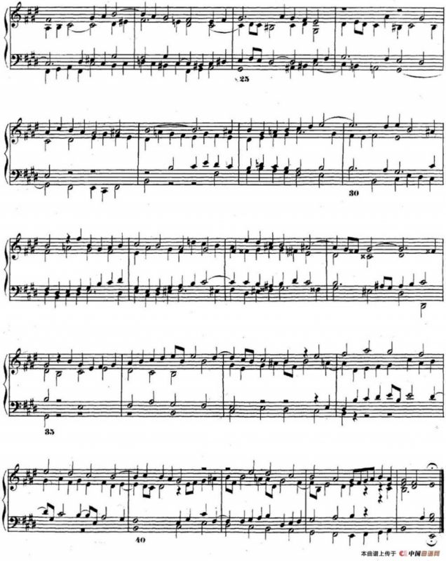 巴赫《平均律钢琴曲集·第二卷》之赋格曲（NO.9）