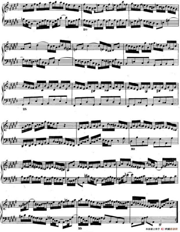 巴赫《平均律钢琴曲集·第二卷》之前奏曲（NO.8）