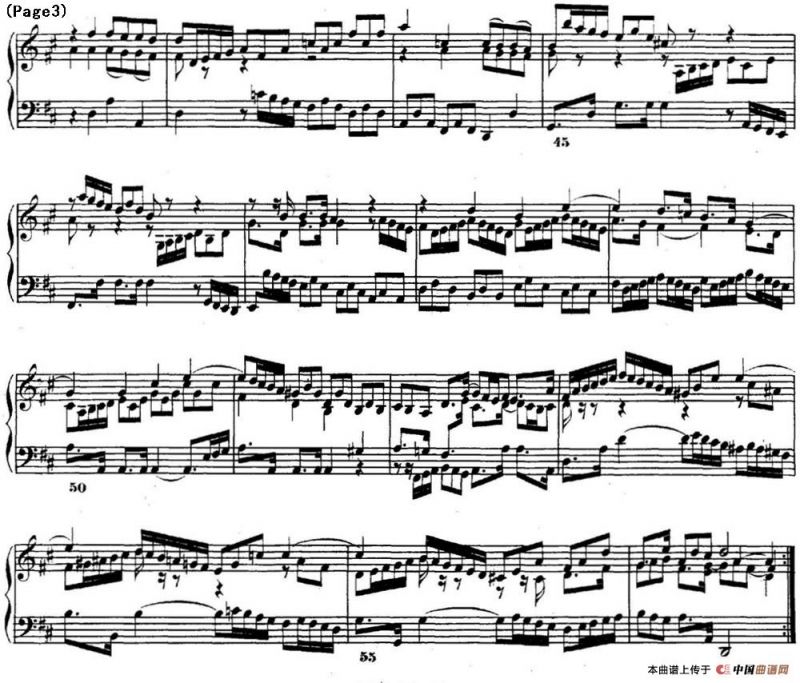 巴赫《平均律钢琴曲集·第二卷》之前奏曲（NO.5）