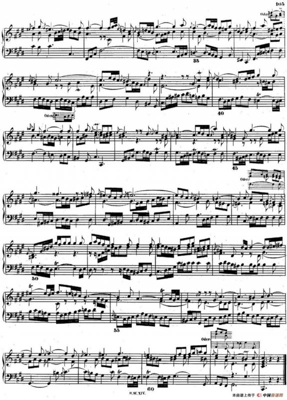 巴赫《平均律钢琴曲集·第二卷》之前奏曲（NO.4）