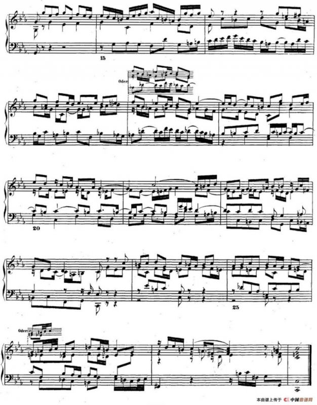 巴赫《平均律钢琴曲集·第二卷》之赋格曲（NO.2）