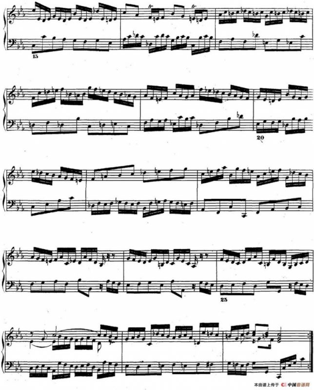 巴赫《平均律钢琴曲集·第二卷》之前奏曲（NO.2）