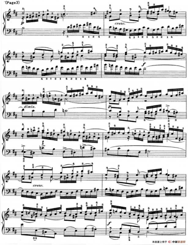 巴赫《平均律钢琴曲集·第一卷》之赋格曲（NO.24）