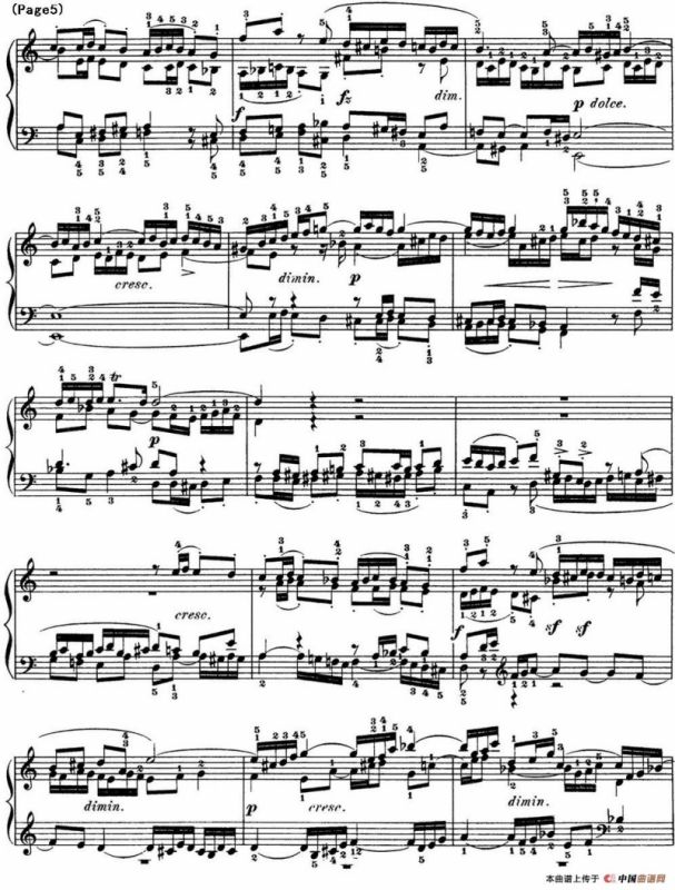 巴赫《平均律钢琴曲集·第一卷》之赋格曲（NO.20）