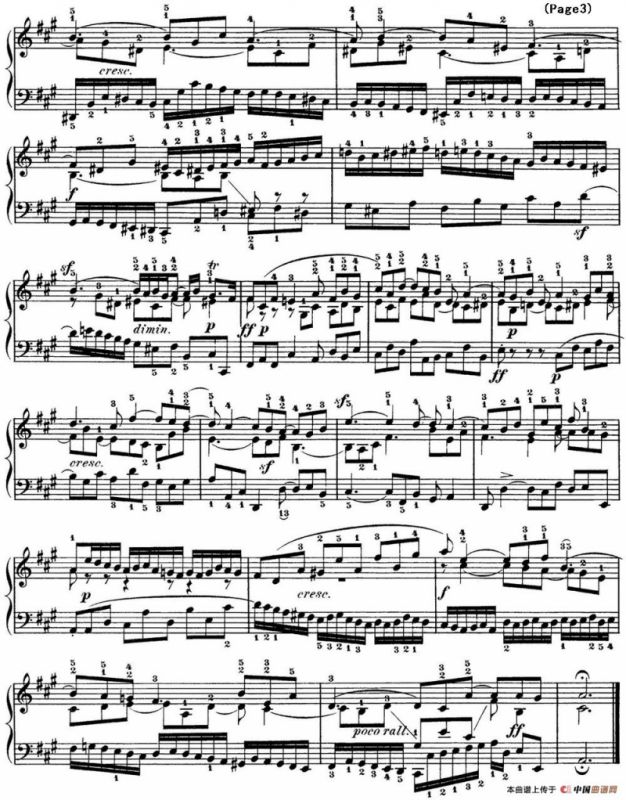 巴赫《平均律钢琴曲集·第一卷》之赋格曲（NO.19）