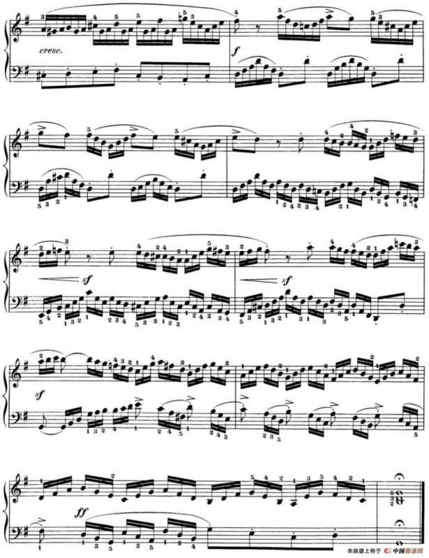 巴赫《平均律钢琴曲集·第一卷》之前奏曲（NO.15）