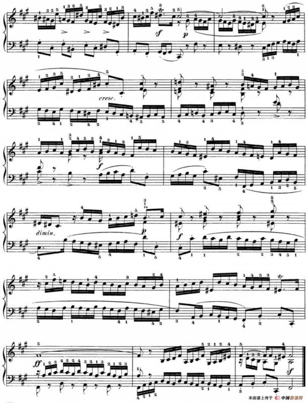 巴赫《平均律钢琴曲集·第一卷》之前奏曲（NO.14）