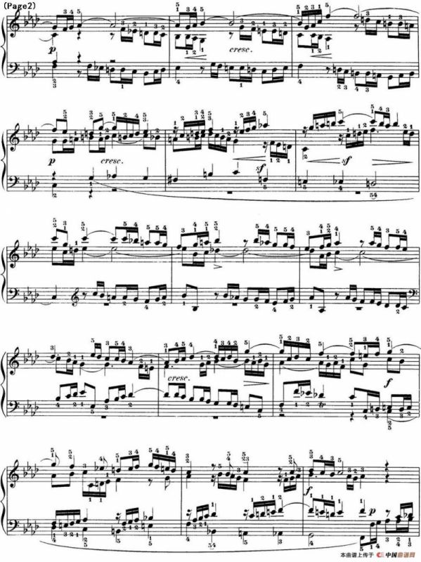 巴赫《平均律钢琴曲集·第一卷》之赋格曲（NO.12）