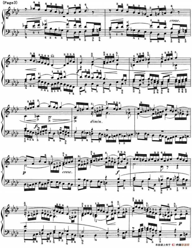 巴赫《平均律钢琴曲集·第一卷》之赋格曲（NO.12）