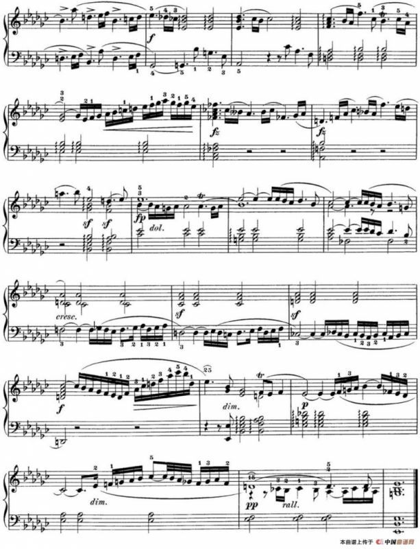 巴赫《平均律钢琴曲集·第一卷》之前奏曲（NO.8）