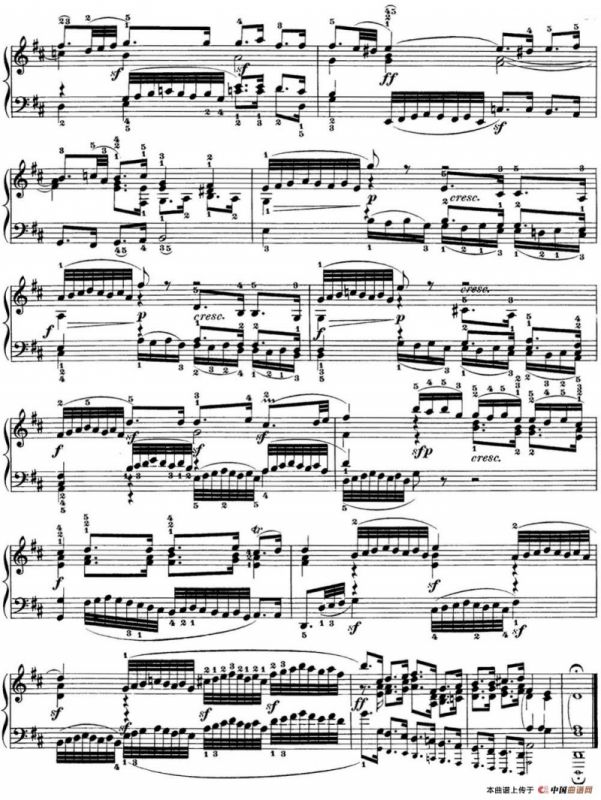 巴赫《平均律钢琴曲集·第一卷》之赋格曲（NO.5）