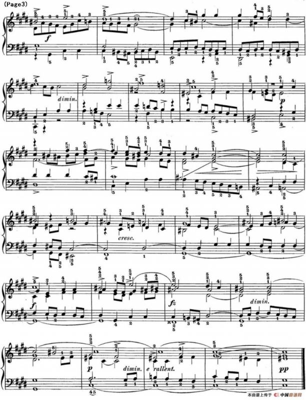 巴赫《平均律钢琴曲集·第一卷》之前奏曲（NO.4）