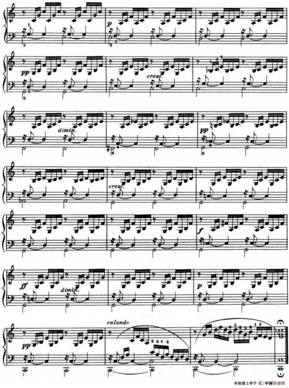 巴赫《平均律钢琴曲集·第一卷》之前奏曲（NO.1）