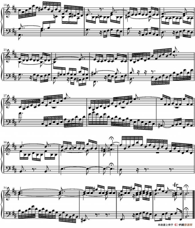 15首巴赫三部创意曲集（NO.15）