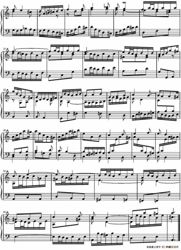 15首巴赫三部创意曲集（NO.13）