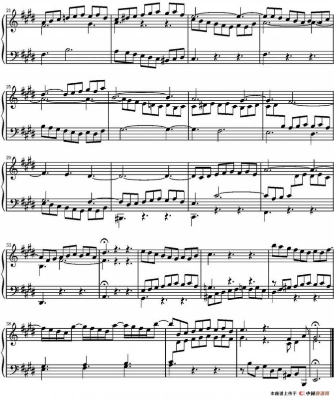 15首巴赫三部创意曲集（NO.6）