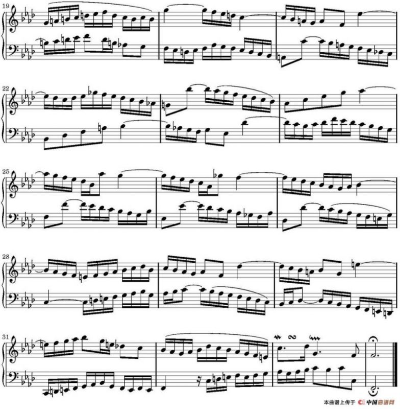 15首巴赫二部创意曲集（NO.9）