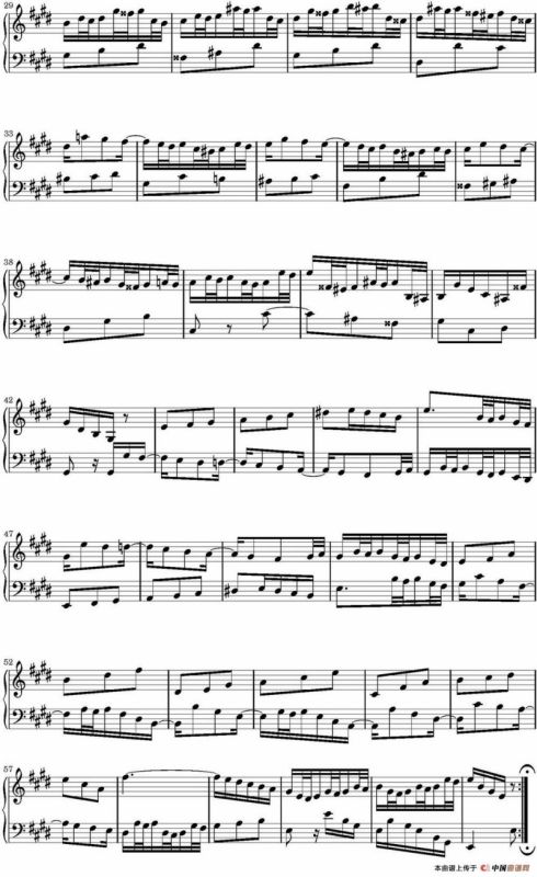 15首巴赫二部创意曲集（NO.6）