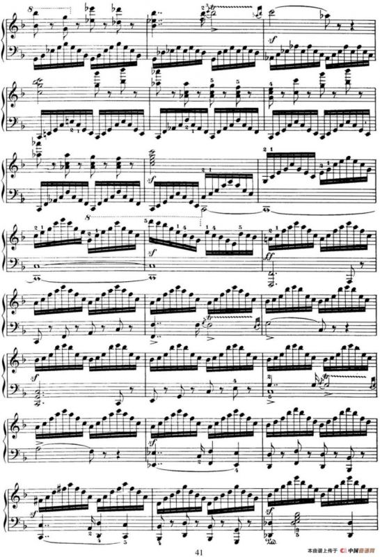 50首车尔尼Op.740钢琴手指灵巧技术练习曲（NO.46）