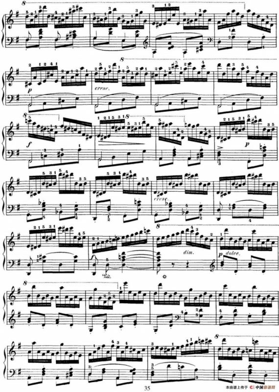 50首车尔尼Op.740钢琴手指灵巧技术练习曲（NO.44）