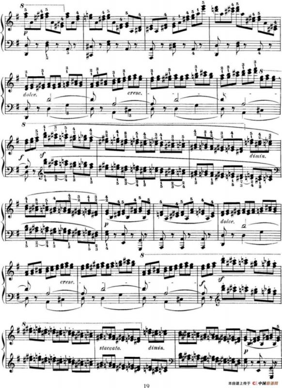 50首车尔尼Op.740钢琴手指灵巧技术练习曲（NO.39）