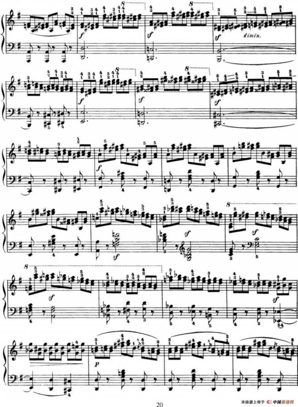 50首车尔尼Op.740钢琴手指灵巧技术练习曲（NO.39）